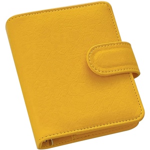 M5 린넨 A4 노트 바인더 하드커버 핸드메이드 질감 PU 가죽 커버 <span class=keywords><strong>5</strong></span>홀 스냅 버튼 휴대용 학용품 - Product Image 1