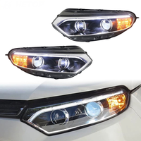 Phares LED améliorés avec feux de jour DRL, lampes avant de tuning, accessoires de voiture pour Ford Ecosport 2013 à 2016