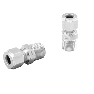 Phụ kiện ống thép không gỉ Parker loại 1/4, nối kim loại với kim loại, kiểu nối liền thân, nối nén, đầu nối kép - Product Image 5