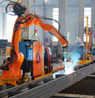 Sistema de Soldadura Robótica con Posicionamiento por Escaneo Visual para Fabricación de Vigas en H, Operación Automática y Costos de Mano de Obra Reducidos