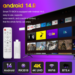 TV Stick H96 Max rk3518 wifi6 Android 14 bt5.0 Quad core 4K nhà phương tiện truyền thông máy nghe nhạc thông minh Android TV Stick Box Dongle - Product Image 3