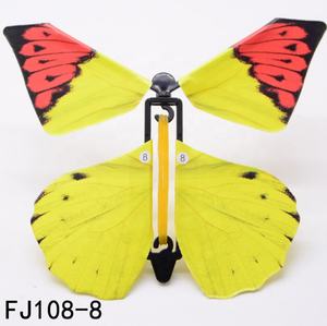 Farfalle volanti magiche colorate con fascia di gomma potenziata giocattoli per bambini oggetti di scena magici Set sorprese regalo di compleanno - Product Image 6