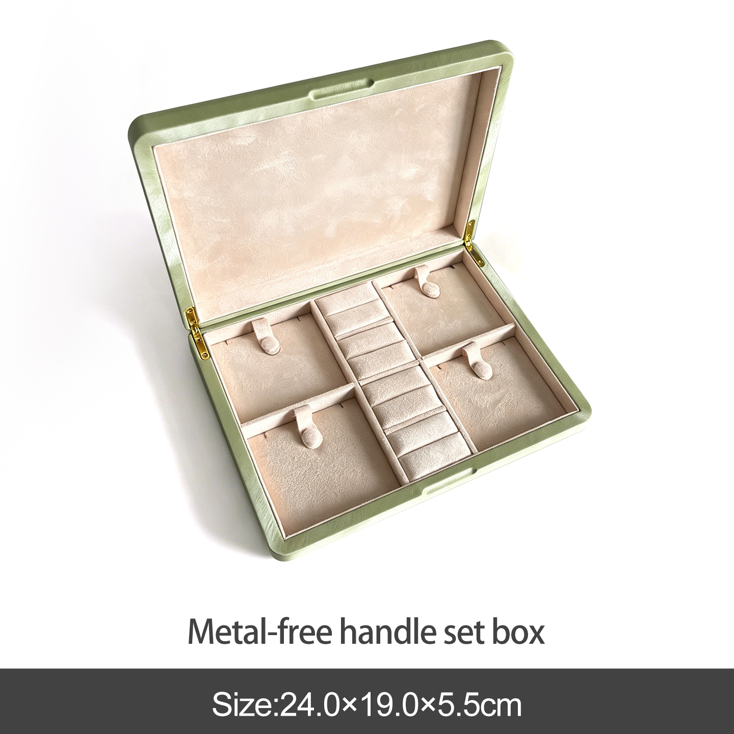 Green metal-free handle set box