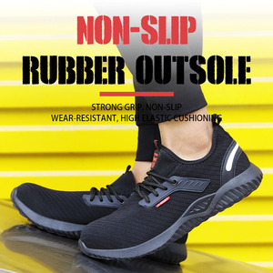 Zapatos <span class=keywords><strong>de</strong></span> <span class=keywords><strong>seguridad</strong></span> para <span class=keywords><strong>hombre</strong></span>, calzado <span class=keywords><strong>de</strong></span> <span class=keywords><strong>seguridad</strong></span> para construcción, cómodo, SBP, color negro, venta al por mayor - Product Image 4