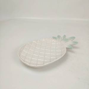 Restaurant occidental Vaisselle En Céramique porcelaine <span class=keywords><strong>Ananas</strong></span> Fruits Assiette à dessert Plat - Product Image 5
