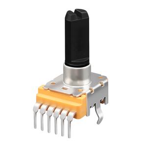 Potenciómetro Rotatorio con Eje Aislado Ra1150, Codificador Montado en PCB, Mango Metálico, 10K, 12mm, 360 Grados, Potenciómetro de Volumen de Audio - Product Image 2