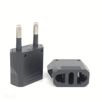 Adaptateur de prise de voyage européen Adaptateur US vers Europe Convertisseur de prise de type C Amérique États-Unis Italie Espagne Allemagne France UE, prise de courant