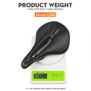 <span class=keywords><strong>Selle</strong></span> de vélo en fibre de carbone personnalisée avec ventilation et cuir PU, légère et durable pour vélos de route et de montagne, OEM - Product Image 4