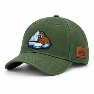 Casquette de baseball sportive en gros à visière incurvée 5/6 panneaux, en tissu suédé et coton, avec logo personnalisé brodé ou patch en cuir - Product Image 4