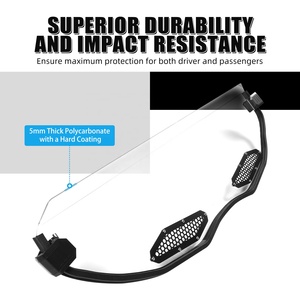 Parabrisas Delantero NICECNC UTV <span class=keywords><strong>X3</strong></span> para Can-Am <span class=keywords><strong>Maverick</strong></span> <span class=keywords><strong>X3</strong></span> 4x4 DS Turbo <span class=keywords><strong>DPS</strong></span> XRS XDS 2017-2024 con Revestimiento Resistente a los Rayos UV - Product Image 3