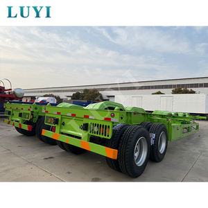 Semi-<span class=keywords><strong>remorque</strong></span> squelette à <span class=keywords><strong>double</strong></span> essieu de 40 pieds, robuste, à 2 <span class=keywords><strong>essieux</strong></span>, pour conteneurs - Product Image 5