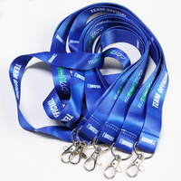 Lanière en polyester pour sublimation en gros avec logo personnalisé, porte-clés promotionnel pour événements