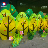Lanterne chinoise personnalisée sur le thème de la forêt - Grande décoration lumineuse LED extérieure pour les visites nocturnes et les festivals des parcs d'aventure