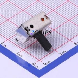 SSSF122400 Slide Switch Through hole Component (THT) Switch Double Pole Double Throw Rectangle Pin Header PC Pin 14.5mm - Product Image 2