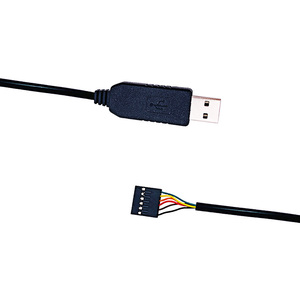 <span class=keywords><strong>Cable</strong></span> de Descarga Serial USB a 6 Pines, FT232+ZT213 de Doble Núcleo, 1.8M L, Aplicación Industrial, Conductor de Cobre - Product Image 4