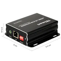 موسع HDMI KVM USB 120M Cat5e X1, جهاز إرسال واستقبال الصوت والفيديو
