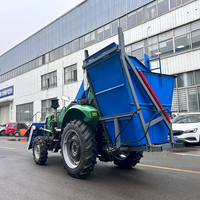Tracteur à roues personnalisé 70hp 4WD Mini moissonneuse-batteuse à éplucher le maïs Nouvelle machine à récolter le maïs Moteur principal