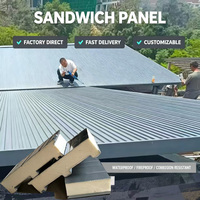 PU-Kern Isolierte Umweltfreundliche Metall-Sandwichplatten mit Aluminiumhaut, Feuerfest und Schallisolierend für Außenwände, Dächer und Industrie-OEM