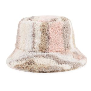 Wholesale <b>Women</b> Furry <b>Hats</b> Thickening Fisherman Winter <b>Fur</b> Bucket <b>Hats</b> for <b>Women</b> - Product Image 1