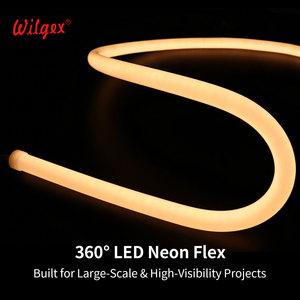 <span class=keywords><strong>Prix</strong></span> d'usine D18 LED Néon Flexible 360 Lumière Diffuse Surface IP65 Étanche 50 000H Garantie 5 Ans 120 LED/m Silicone Personnalisé - Product Image 3