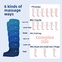 Masseur pour les pieds et les jambes à compression d'air, réglage de la durée, pour la récupération des douleurs musculaires, récupération AS ALL STAR CE