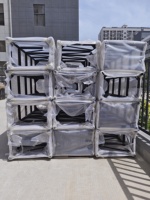 Estructura de Aluminio Negra para Escenarios, Estructura Cuadrada para Conciertos con Luces LED para Eventos al Aire Libre