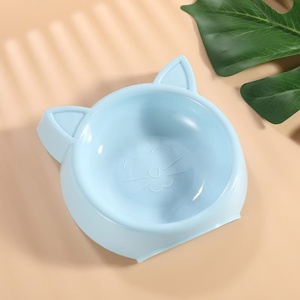 Creativo Portatile Gatto Cane Pet Ciotole antiscivolo di Piccole Dimensioni Acciaio Inox Carino a Forma di Gatto Ciotola a Forma di Faccia di Gatto per il Cibo Acqua Modello Solido - Product Image 3