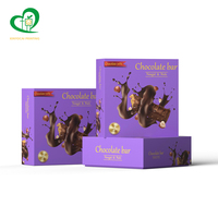 Boîte cadeau de luxe carrée personnalisée pour chocolats, petite, 16x16x6.2cm, en carton couché C2S/carton gris, faite à la main, imprimée, finition mate
