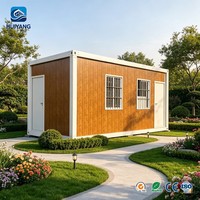 Kit de logement modulaire préfabriqué en acier, facile à assembler, pour habitation en conteneur