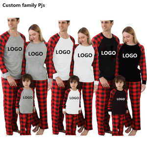 Pigiami Natalizi 2025 in Cotone e Spandex, Set Famiglia a Righe Rosa e Verdi per Ragazze, Ragazzi, Bambini e Neonati, 2 Pezzi, Coordinati Mamma e Papà - Product Image 5