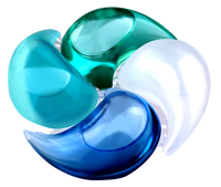 OEM 4-en-1 Détachant résistant Détergent à lessive Boule de gel Dosettes de lavage jetables Fabricant de perles de savon en capsule