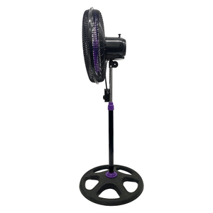 Ventilador de Pedestal de 18 Pulgadas con Rejilla, 5 <span class=keywords><strong>Aspas</strong></span>, 3 Velocidades, Potente Ventilador de Pie para Hogar y Oficina - Product Image 4
