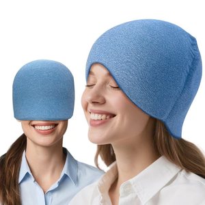 Trendproduct 2026 Nieuwe Gel Koud-Warm Kompres Hoofdpijn Migraine Zwelling Verlichting Ijspack Pijnverlichting Verwarmende Muts - Product Image 1