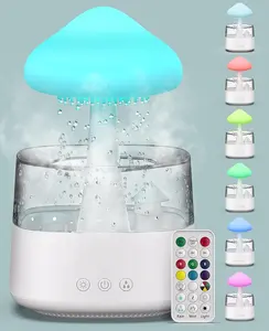 Desktop Aroma Oil Diffuser Mist Air Humidifier Rain Cloud Smell Distributor Relax Aromatherapy Lamp USB Rain Sound Diffuser