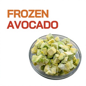 Avocat entier surgelé IQF en vrac du Vietnam, emballé sous vide, marque KMI, 1 kg pour smoothies et services de restauration - Product Image 1