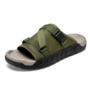 Kaymaz Yazlık Yumuşak Dayanıklı Dış Mekan Terlikleri Trend MD Kauçuk Sade Erkek Kadın Büyük Beden Fileli Açık Burunlu Dış Mekan Terlikleri - Product Image 5