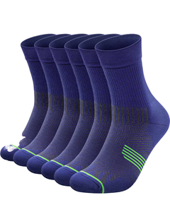 Wholesale Men's Summer <b>Breathable</b> Cotton Ankle <b>Socks</b> – High Knitted Sports Running <b>Socks</b> Stripe Anti-Bacterial Sport <b>Socks</b> - Product Image 6