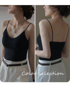 Sujetador <span class=keywords><strong>bandeau</strong></span> top de mujer sexy sujetador de tiras <span class=keywords><strong>con</strong></span> almohadilla - Product Image 2