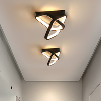 Plafonnier LED rond moderne à montage en surface pour chambre d'hôtel, salon, couloir et décoration intérieure