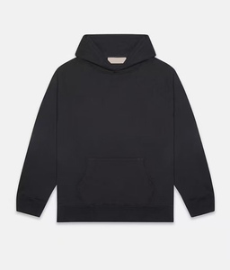 Fabricant de vêtements de marque les plus vendus – Sweat à capuche floqué pour homme, en molleton épais 430 g/m², coupe ample, couleur unie, manches longues - Product Image 3