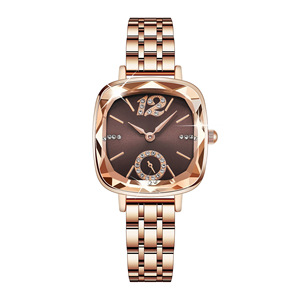 Reloj de Pulsera de Cuarzo Cuadrado de Cristal para Mujer, Resistente al Agua - Product Image 4