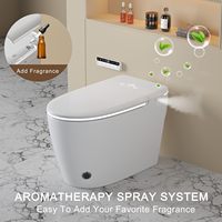 Nouvelle toilette intelligente de luxe, cuvette de toilette automatique, chasse d'eau automatique, toilette monobloc intelligente pour salle de bain d'hôtel moderne