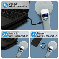 Escáner de microchip de mano para mascotas RFID Lector de chips de etiquetas de animales 134,2 K RFID FDX-B HDX