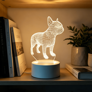 Lampe de bureau LED 3D, décoration intérieure et veilleuse LED 3D pour enfants, éclairage DIY, lampe de nuit intelligente artificielle pour bureau - Product Image 3