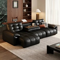Vente directe d'usine, canapé intelligent électrique à une place, style italien minimaliste, cuir véritable, luxe léger, canapé de salon