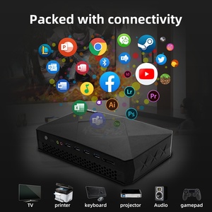HYSTOU Nouveau Mini PC Gaming Core i9-11950H Octa Core DDR4 64 Go Win11 Double LAN GeForce RTX 3060 F9 i9-11950H Prises US Type Mi - Product Image 4