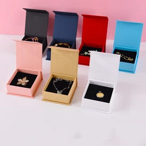 Luxury Folding Magnetic Gift Box Storage Paper Foldable Necklace Ear <b>Stud</b> Bracelet Packaging Jewelry Box With Magnetic Lid - Product Image 1