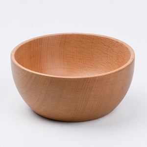 Assiettes et bols en bois imprimés rustiques personnalisés écologiques et faits à la main à bas prix avec cuillères pour fournitures de buffet de cuisine à salade - Product Image 6