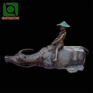 Statua in bronzo fuso di <span class=keywords><strong>Buddha</strong></span> a cavallo di un buco - Product Image 5