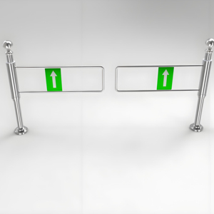 Leapx961 sac <span class=keywords><strong>Metal</strong></span> kesme parçaları S304 paslanmaz çelik lazer kesim viraj pasivasyon otomatik indüksiyon giriş döner kapı - Product Image 1